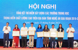 Nghệ An tổng kết thí điểm xây dựng các trường trung học trọng điểm chất lượng cao trên địa bàn tỉnh giai đoạn 2019-2023