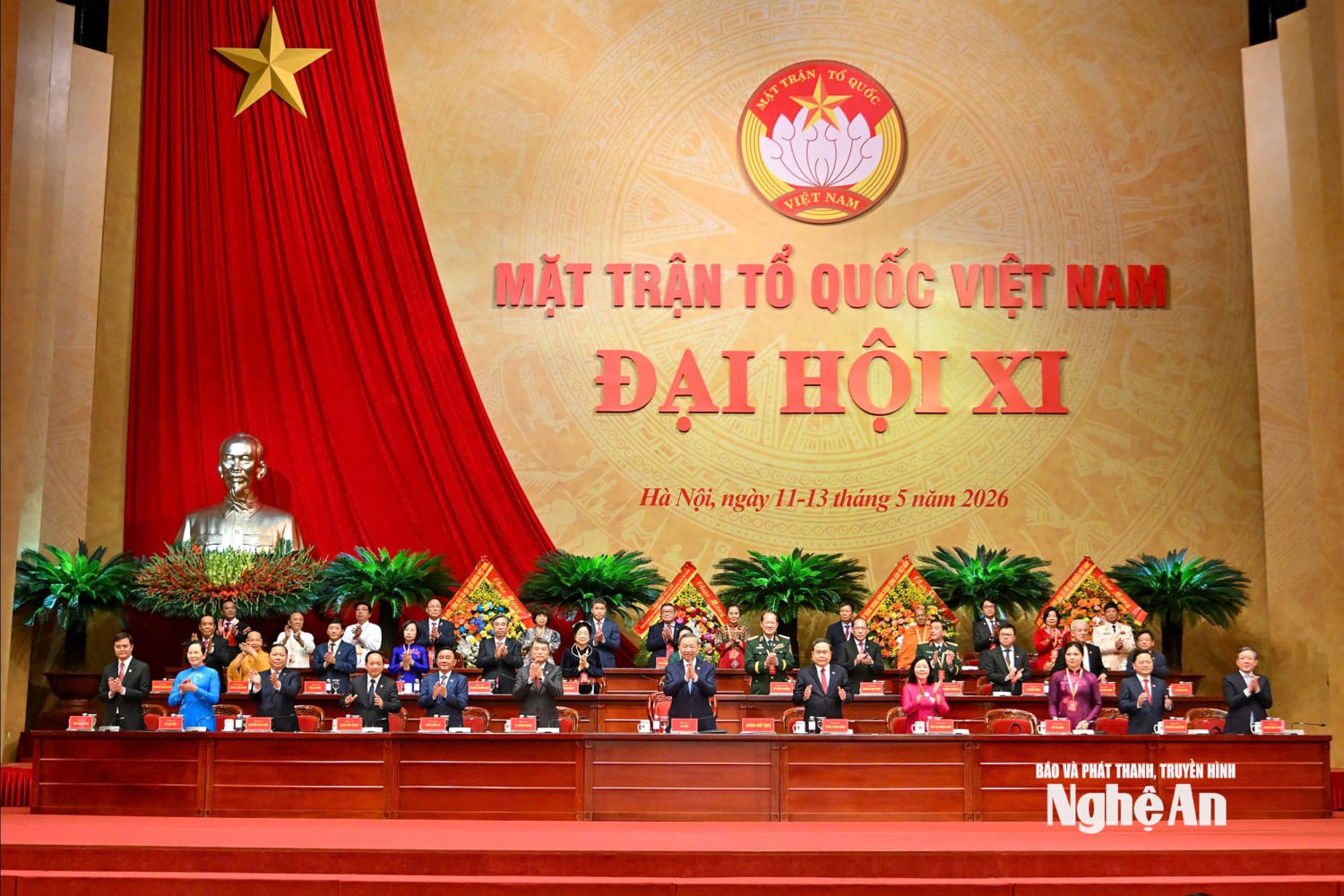 Hình ảnh Đoàn đại biểu Nghệ An dự Đại hội Mặt trận Tổ quốc Việt Nam lần thứ XI